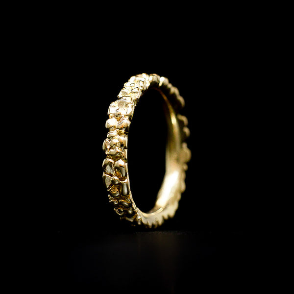 Posie Chain Ring Gold