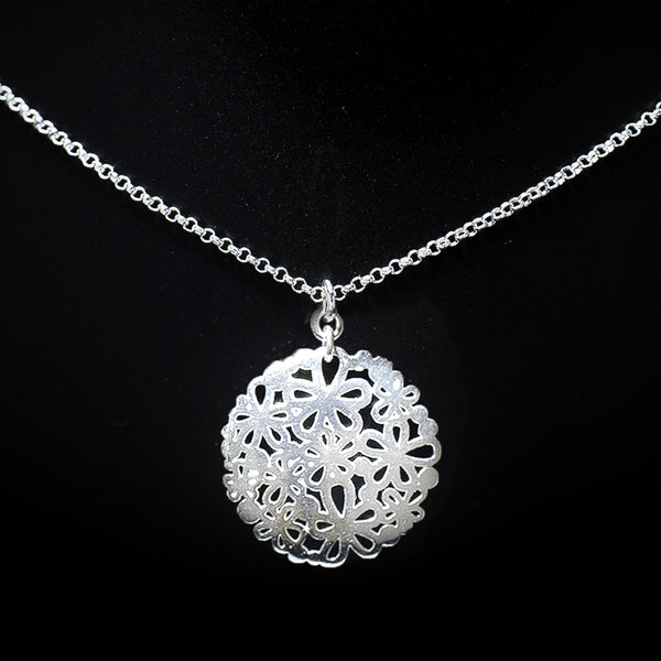 Field of Dreams - Pendant Necklace in Silver