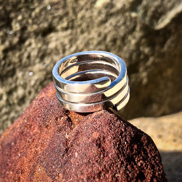 Coil Ring Silver