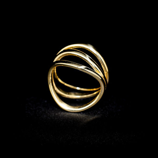Golden Illusion Ring