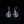 Load image into Gallery viewer, Tulip - Gemstone Earring Sterling Silver 925 10mm Round Blue Topaz Prasiolite Carved Bezel Secure Hook
