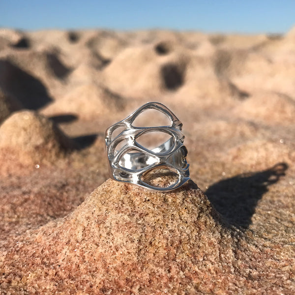 Manta Ray - Ring in Silver