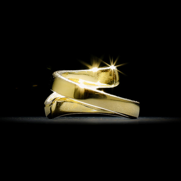 Ribbon Ring 9ct Gold