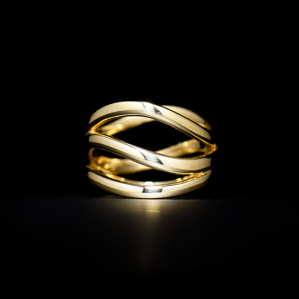 Golden Illusion Ring
