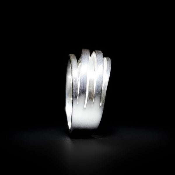 Waterfall Ring Silver