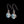 Load image into Gallery viewer, Satellite - Gemstone Earring Sterling Silver 925 10mm Round Blue Topaz Prasiolite Bezel Set Secure Hook
