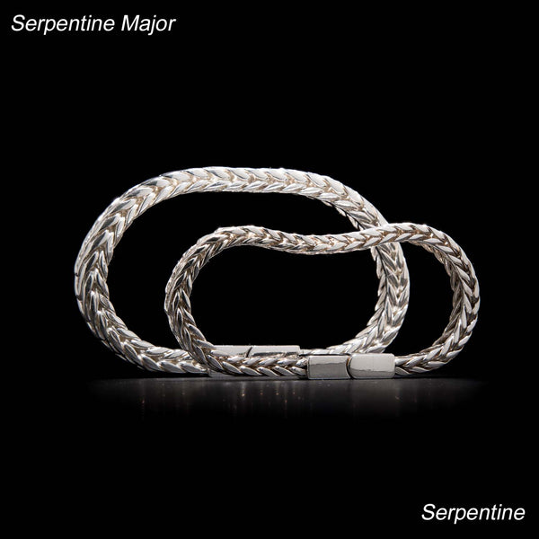 Serpentine Major Link Bracelet Silver Unisex