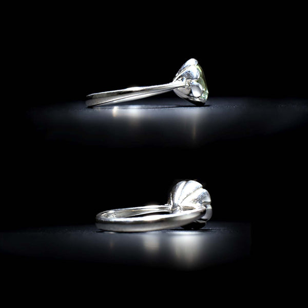 Tulip - Gemstone Ring in Silver